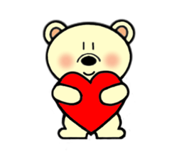 bear & dog 2 sticker #3443728