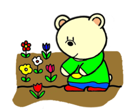 bear & dog 2 sticker #3443738