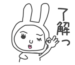 Shemale of rabbit sticker #3444075