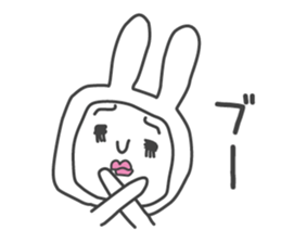 Shemale of rabbit sticker #3444081