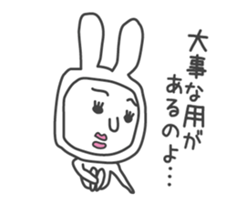 Shemale of rabbit sticker #3444082