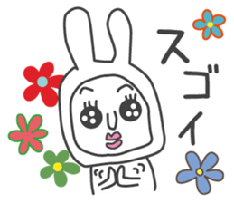 Shemale of rabbit sticker #3444090