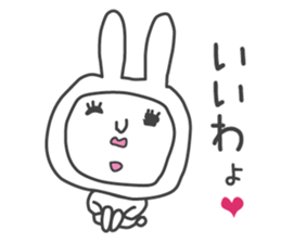 Shemale of rabbit sticker #3444094