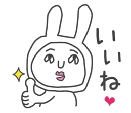 Shemale of rabbit sticker #3444097