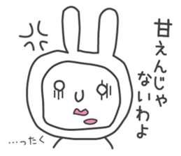 Shemale of rabbit sticker #3444098