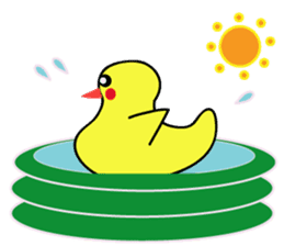 Very cute ducks sticker #3444338