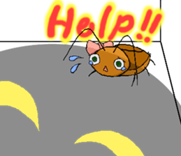 Cockroach life sticker #3444437