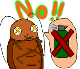 Cockroach life sticker #3444439