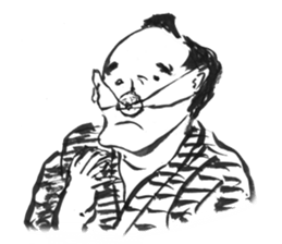 Edo people's hundred faces sticker #3445344