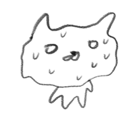 Chipineko cat 2 sticker #3445405