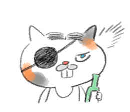 Chipineko cat 2 sticker #3445422