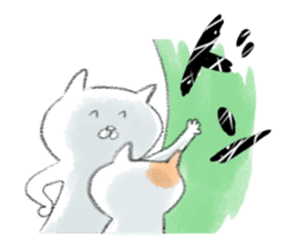 Chipineko cat 2 sticker #3445429