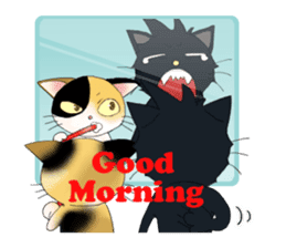 Cat Van and pleasant friends sticker #3445560