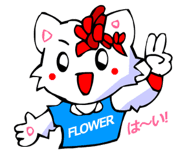 White Cat (Greeting Okinawa) sticker #3445875