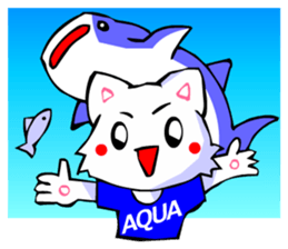 White Cat (Greeting Okinawa) sticker #3445913