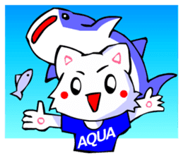 White Cat (Greeting Okinawa) sticker #3445913