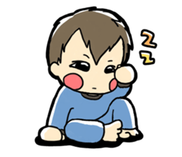 Chubby Baby Boy sticker #3446087