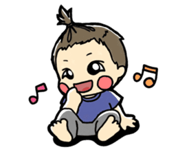 Chubby Baby Boy sticker #3446090