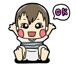 Chubby Baby Boy sticker #3446094
