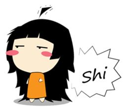 Girl Lucky sticker #3446324