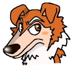 Collie Sable-kun sticker #3446354