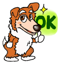 Collie Sable-kun sticker #3446363