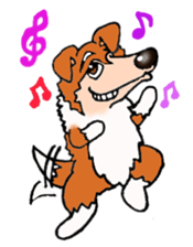 Collie Sable-kun sticker #3446390
