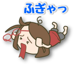 Glasses girl, do your best sticker #3446533