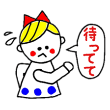 hinakichi's girl sticker #3447741