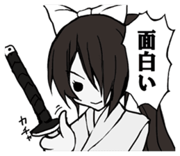 Samurai hero sticker #3448598
