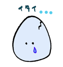 Feeling of the egg sticker sticker #3448681