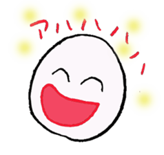 Feeling of the egg sticker sticker #3448686