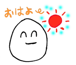Feeling of the egg sticker sticker #3448689
