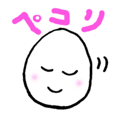 Feeling of the egg sticker sticker #3448693