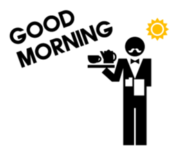 Greeting sticker of pictograms sticker #3449199