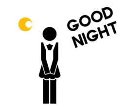 Greeting sticker of pictograms sticker #3449201