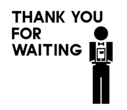 Greeting sticker of pictograms sticker #3449207