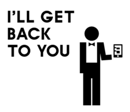 Greeting sticker of pictograms sticker #3449208