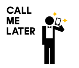 Greeting sticker of pictograms sticker #3449212