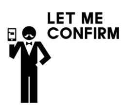 Greeting sticker of pictograms sticker #3449213