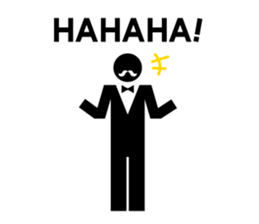 Greeting sticker of pictograms sticker #3449221