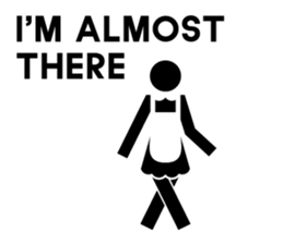 Greeting sticker of pictograms sticker #3449232