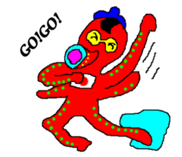 Octopu-chu sticker #3449234