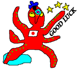 Octopu-chu sticker #3449238