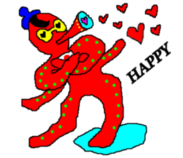 Octopu-chu sticker #3449245
