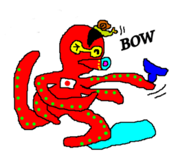 Octopu-chu sticker #3449247