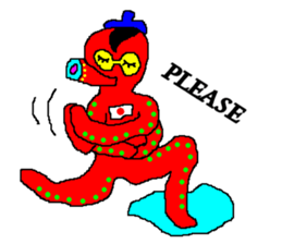 Octopu-chu sticker #3449248