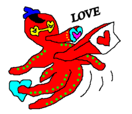 Octopu-chu sticker #3449251