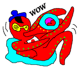 Octopu-chu sticker #3449257