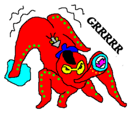 Octopu-chu sticker #3449271